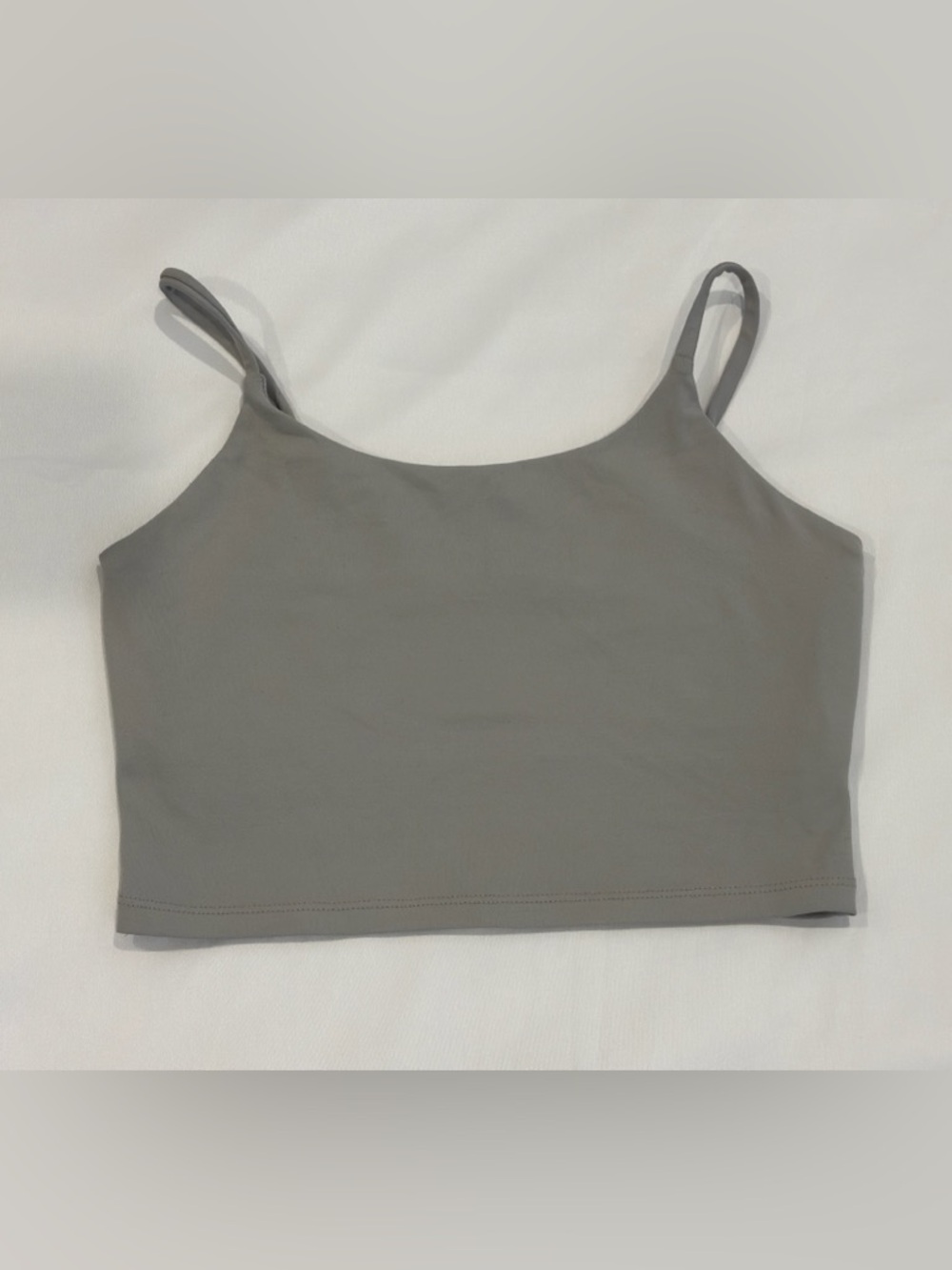 Seamless Spaghetti Strap Brami - Gray